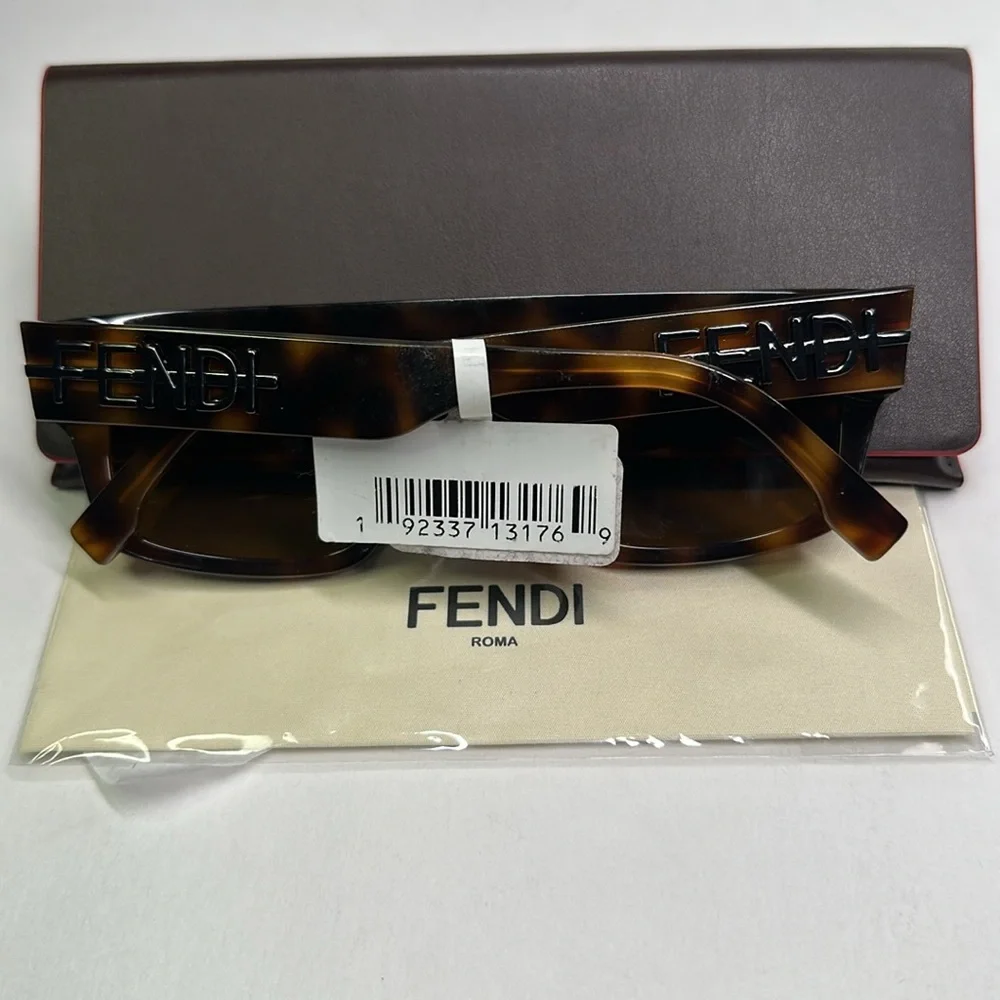 New Authentic FENDI FE40091U 5453E MAN SUNGLASSES